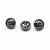 Botón de metal con forma de alas al por mayor de fábrica botón casual para coser a mano en ropa de mujer botón decorativo para camisa accesorios para joyería DIY
