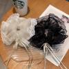 Lazo de encaje estilo coreano ligero de lujo con diseño de sirena Ji, círculo intestinal grueso, nicho femenino, dulce corbata de cuerda, elegante súper hada, accesorios para el cabello de moda.