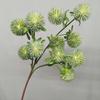 AB8123-3P3 tenedor rama larga diente de león bola de espinas verde Haidong modelo de casa sala de exposiciones decoración de arreglo floral fotografía de boda fruta