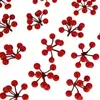 Fruta de Acebo Simulada Personalizada Fruta Roja Cubo de la Fortuna de Año Nuevo Set de Accesorios Rama Única Boda Decoración del Hogar Fruta de la Fortuna