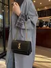 Bolso Pequeño Cuadrado de Cadena Yangshulin Lujo Accesible para Mujer 2025 Nuevo Bolso de Axila de Gama Alta Bolso Plegable Bolso de Hombro Único Cruzado