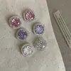 Pendientes Super Brillantes de Circonita Rosa Forma de Cubo de Azúcar para Mujer, Pequeños y Delicados, Elegantes y Modernos, Pendientes Elegantes para el Día a Día