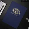 Certificado de coleção A4 caligrafia antiga e pintura identificação coleção certificado 12K8K/6k capa fabricação concha página interna impressão