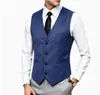 Comercio Exterior Transfronterizo Moda Masculina Cuello en V Traje Casual Chaleco de Novio Boda Chaleco
