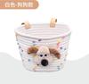 Cesta Grande para Bicicleta, Cesta para Muñeca de Cochecito, Cesta Delantera Tejida con Cuerda para Bicicleta Infantil, Decoración para Patinete