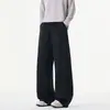 Pantalones deportivos holgados, pantalones casuales, corte diagonal retro, pantalones de pierna ancha holgados casuales de verano para hombre, estilo americano para hombre