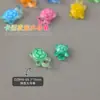 Decorações de Desenho Animado para Nail Art Tartaruga Colorida Luminosa Fofa Item Quente de Celebridade da Internet Pedras Strass para Unhas de Resina Macaron Gelatina 3D