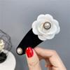 Nuevo Clip de Flor Rosa Seca Chinoiserie para Mujer 2024 Nuevo Clip para el Cabello de Estilo Nacional de Alta Gama Parte Trasera de la Cabeza Clip Grande de Tiburón