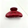 Grampo de Cabelo Estilo Coreano Moda Placa de Acrílico Ondas d'Água Presilha de Garra Tamanho Médio Presilha Tubarão Pente Simples Presilha de Rabo de Cavalo Acessórios de Cabelo para Penteados