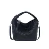 Moda Japonesa Coreana Jovem Padrão Trançado 2026 Feminino Outono Nova Chegada para o Trabalho Ombro Único Transversal Manual Bolsa Saco