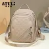 Mochila Nueva, Mochila Ligera Versátil Casual Estilo Hong Kong para Niñas, Mochila de Cuadros, Bolso de Viaje para Niñas