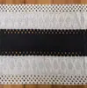 Tela de gasa de algodón con encaje, tela para camino de mesa, tela de gasa de lino, tela de encaje, tela para cojines, mantel, cubierta de mesa, tela para bufandas, tela para alfombrillas de suelo