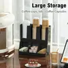 Dispensador de Vasos Desechables Estante de Almacenamiento Montado en Pared Porta Vasos de Café Porta Vasos de Papel Caja de Almacenamiento Porta Vasos de Papel Dispensador de Vasos