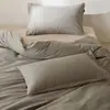 Funda de Almohada de Algodón 100% Cepillado Estilo Maternidad y Bebé Clase A 48*74 Paquete Doble Funda Interior para Relleno de Almohada de Algodón Puro Individual