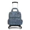 Bolsa de viaje mini plegable ultraligera al por mayor, bolsa de carrito pequeña universal con ruedas portátil, caja de tela para viaje de abordaje
