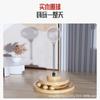 Yuchong Pelota Giratoria de Madera Maciza con Resorte y Hierba Gatuna Dispensadora de Comida para Gatos Juguete para Mascotas Pelota Dispensadora de Comida Personalizada