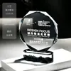 Trofeos de cristal personalizados, nuevas medallas metálicas de alta gama y premios de resina para eventos de empresa, con grabado creativo para empleados destacados