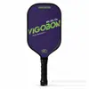 Raquete de pickleball de fábrica com face de fibra de vidro, raquete especial para treinamento de iniciantes