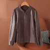 Chaqueta de cuero con cuello alto y manga larga para mujer, otoño/invierno 2026, abrigo corto de moda casual transfronterizo, top moderno talla grande