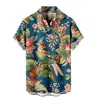 Camisas de Manga Corta para Hombre de Verano, Nuevas, Más Vendidas Transfronterizas, con Impresión Digital 3D, Camisas Casuales de Moda y Tendencia