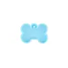 Molde de Silicone para Tag de Pet Osso Coração Peixe PaiMãe Coroa Peça de Xadrez Assar Sobremesa Bolo