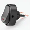 Asw-20D Kcd7 Interruptor Oval Ojo de Gato 12V30A LED Yate RV Coche Interruptor Balancín