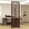 Nova Divisória de Tela Chinesa Sala de Estar Dobrável Móvel Madeira Maciça Estilo Chinês Entrada Quarto Tela Oca Divisória Artefato