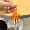 Novo Pingente Colorido Criativo de Estrela de Cinco Pontas Dupla Pingente de Sino Acrílico Acessório de Bolsa para Melhor Amigo Enfeite para Pendurar DIY