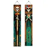 Fábrica Transfronteriza Amazon Transfronterizo Calavera Novia Día de Muertos Mexicano Pareja Cortina de Puerta Tela de Fondo Porche Diseño Personalizado
