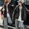Ropa para niños, colección de otoño para niñas, chaqueta de cuero con cuello alto, nuevo estilo 2026, para niños medianos y mayores, chaqueta de primavera y otoño para niñas de secundaria