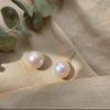 Aretes Perla Fantasma INS Coreano Oni Temperamento Esencial Combinación Total Moda Usar Perla Colorida Plata S925