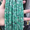 Ágata Cristal 6mm Quadrada Contas Soltas Pedra do Imperador Olho de Tigre Verde Dourado Contas Quadradas Acessórios para Joias Contas Quadradas Semi-acabadas