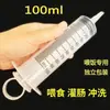 Seringa de Alimentação Oral Grande para Idosos, Seringa de Alimentação Nasal, Dispositivo de Alimentação com Tubo Agulhado, Seringa de Alimentação por Sonda Gástrica, 60/80/100 ml