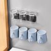 Portavasos de Cocina sin Taladro para Colgar en la Pared Portavasos Creativo Invertido con Drenaje Estante Transfronterizo para Almacenamiento de Vasos en el Hogar