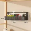 Estante de almacenamiento para dormitorio, cesta colgante de mesita de noche, cesta de almacenamiento para litera de dormitorio, herramienta de almacenamiento colgante tipo gancho montada en la pared