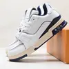 Zapatillas Originales Lululemon Transfronterizas Blanco Cemento Blanco Zapatos para Mujer Putian Clásico Casual Azul Denim Cuero Genuino Zapatos Lululemon