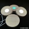 Pode Ser Pareado com Pedra Aromática Lâmpada de Aromaterapia Bola de Cristal Madeira Maciça Madeira de Borracha Base de Luz Noturna LED Base Luminosa