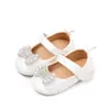 Nuevos Zapatos de Princesa para Bebé con Lazo y Diamantes para Primavera y Otoño, Zapatos Transpirables Antideslizantes de Suela Suave para Niñas de 0 a 1 Año