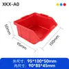 Caja de piezas en ángulo antiestática engrosada, caja de almacenamiento de estante modular, caja para materiales de tornillos de ferretería