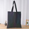 Bolsa de armazenamento refletiva para atacado, bolsa de compras portátil personalizada, impressão de bolsa de lona refletiva para publicidade criativa, personalizada