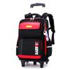 Mochila escolar com rodinhas estilo britânico para ensino fundamental, nova, para peixe natural, transfronteiriça, masculina e feminina, atacado, removível, uso duplo, primeira geração de cabelo