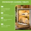 Pastilhas de Limpeza para Máquina de Lavar Louça Jue Fish, Pastilhas Efervescentes para Limpeza de Gordura e Descalcificação, Limpadores Especiais Domésticos para Máquina de Lavar Louça