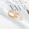Aretes de Circonita Cuadrada de Gama Alta Versátiles para el Desplazamiento de Moda de Venta Caliente Transfronteriza Japonesa y Coreana Aretes Exquisitos Elegantes de Lujo Venta al por Mayor