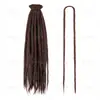 Pacote de peruca de dreadlocks longos de fibra química cor única transfronteiriço Estilo Hip-hop Reggae Extensões de cabelo dreadlocks Processamento e Personalização