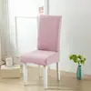 Capa Elástica Personalizada Moderna Simples para Mesa de Jantar e Cadeira Capa Universal Espessa para Cadeira de Casa Hotel Restaurante Anti-Pilling