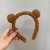 Faixa de Cabelo para Lavar o Rosto para Mulheres, Nova Faixa Doce de Celebridade da Internet, Máscara Facial, Faixa de Pelúcia Antiderrapante, Acessórios de Cabelo Infantis Fofos de Desenho Animado