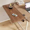 Placa de extensión de escritorio, uso en oficina, no requiere taladro, panel de mesa extensible, soporte de brazo plegable, bandeja para teclado