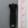 No. 5 Tiradores de Cremallera, Tirador de Nailon Negro por Electroforesis, Tirador de Cremallera Metálico para Bolsos y Ropa, Tirador de Cremallera de Aleación de Zinc