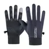 Luvas Quentes de Inverno Femininas Touchscreen Esporte Outdoor Dirigir Antiderrapantes Forradas com Lã Espessas à Prova de Frio à Prova de Vento Luvas de Ciclismo