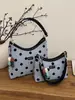 Bolso de Tote de Lunares Nuevo 2026 para Mujer, Gran Capacidad, Elegante Bolso de Hombro, Alto Valor Estético, Bolso de Mano de Moda para el Trabajo y los Viajes Diarios
